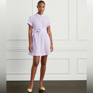 Hill House Laura Dress in Lilac Stripe